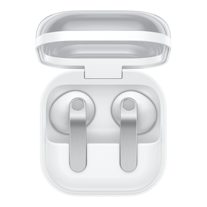 Samsung Galaxy Buds4 — White — case-opened