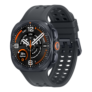 ساعة Galaxy Watch Ultra2 بلون رمادي تيتانيوم من الأمام