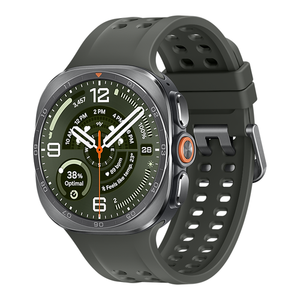ساعة Galaxy Watch Ultra2 بلون فضي تيتانيوم من الأمام