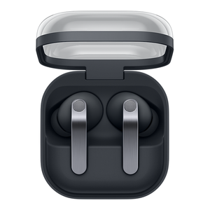 Samsung Galaxy Buds4 Pro — Black — case-opened