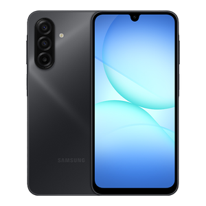 Samsung Galaxy A17 Black — front and back