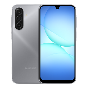 Samsung Galaxy A17 Gray — front and back