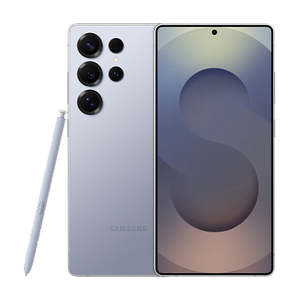 Samsung Galaxy S25 Ultra Titanium Silverblue — front and back
