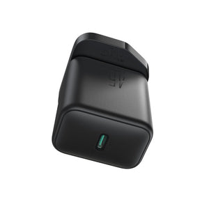 JR-TCG13 GaN 45W USB-C Super Fast Charger-Black (EU)+A14 C to C 60W 1.2m
